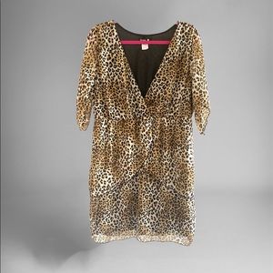 Cute Tiered Leopard Dress